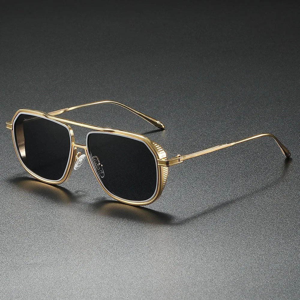 Premium unisex aviator sunglasses featuring gradient lenses & full UV400 protection. Stylish eye accessories.