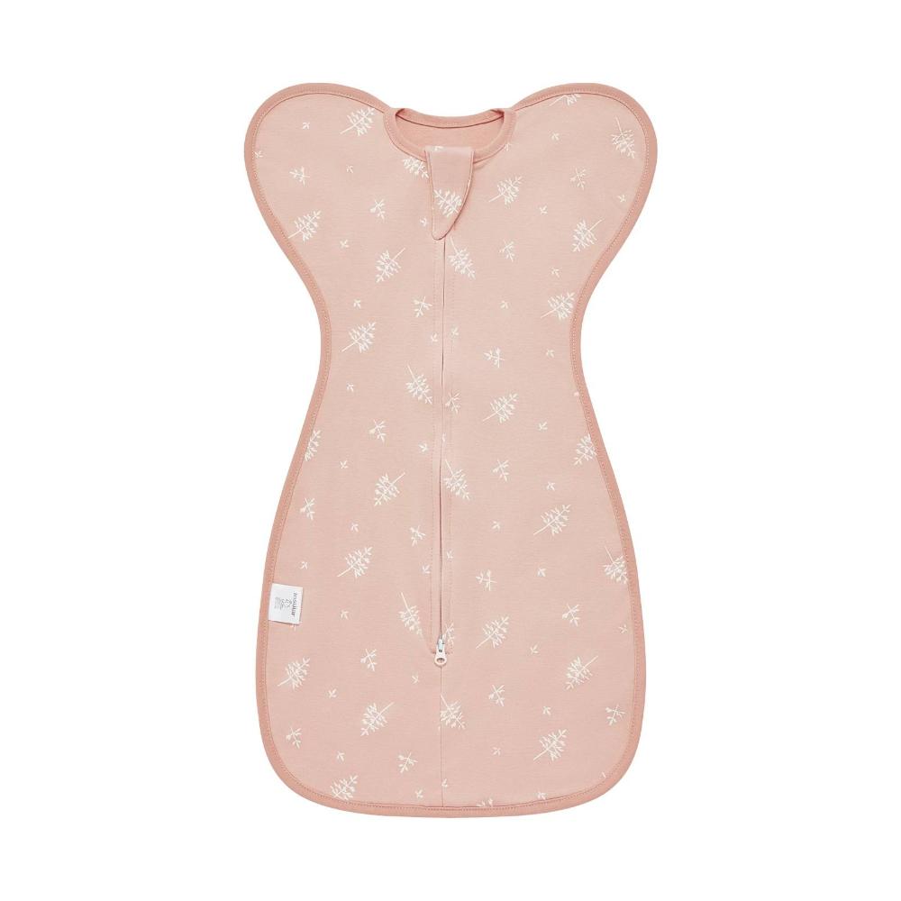Cozy cotton swaddle sleeping bag for unisex babies, perfect for gentle and secure newborn sleep. Nursery essential.