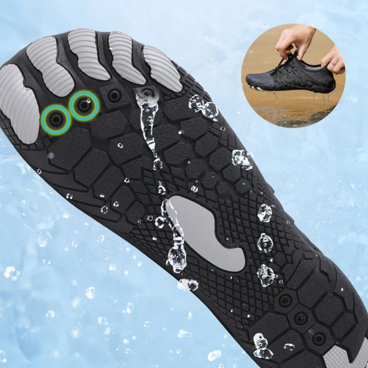 Flexible sole unisex barefoot shoes for natural movement, foot health & comfort. Lightweight, ergonomic design.