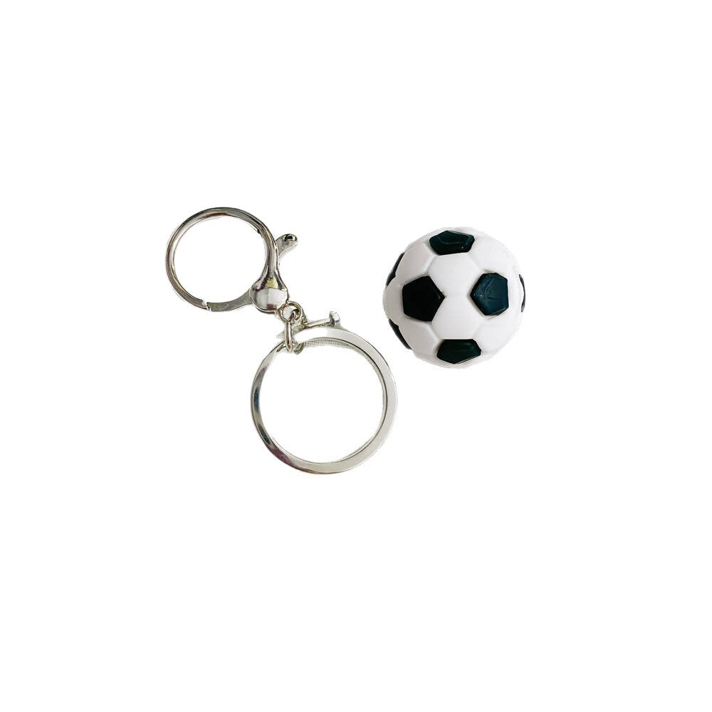 Collectible basketball replica keychain, a must-have for sports enthusiasts.