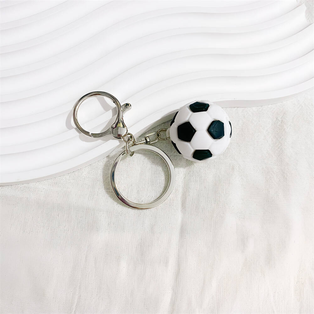 Unisex sports basketball keychain, perfect accessory for any fan's keys or bag.