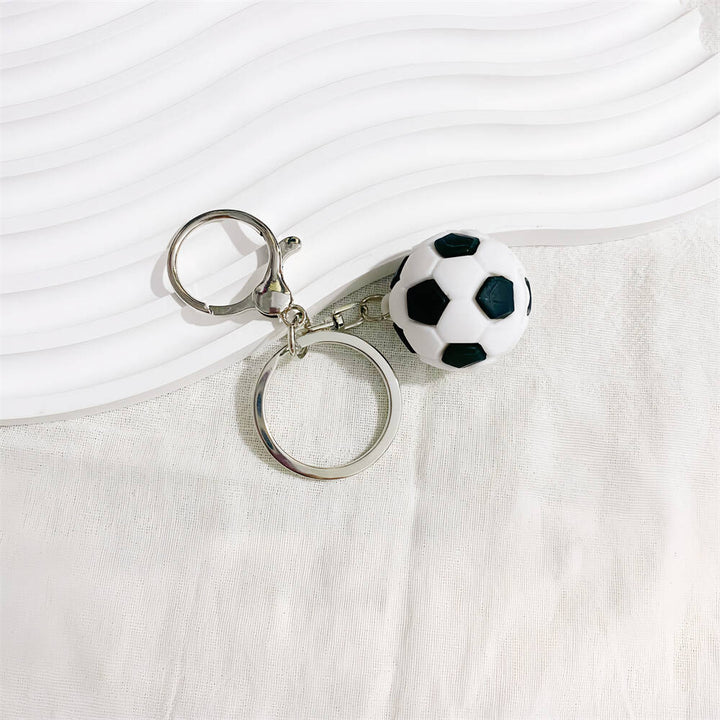 Unisex sports basketball keychain, perfect accessory for any fan's keys or bag.