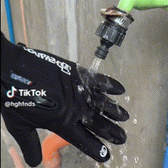Black unisex heated winter gloves for skiing. Electric, waterproof, and thermal for extreme cold weather cycling.