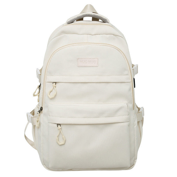 Versatile blue functional travel & work backpack, perfect for college, daily carry, and short trips. Durable fabric.