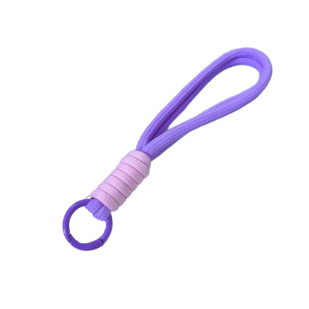 Gift-ready braided keychain, a fashionable and functional accessory for any bag.