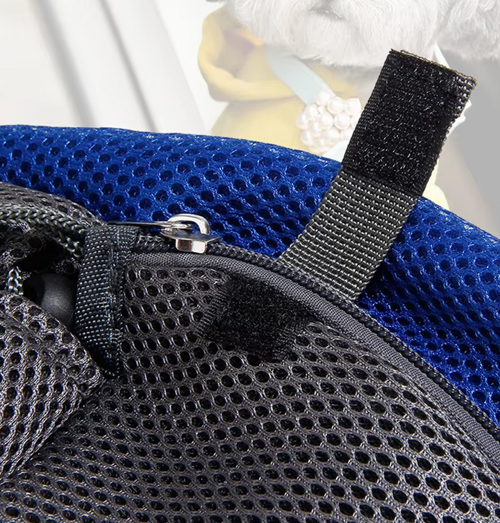 Enjoy hands-free travel with this breathable pet carrier shoulder bag for small dogs & cats.