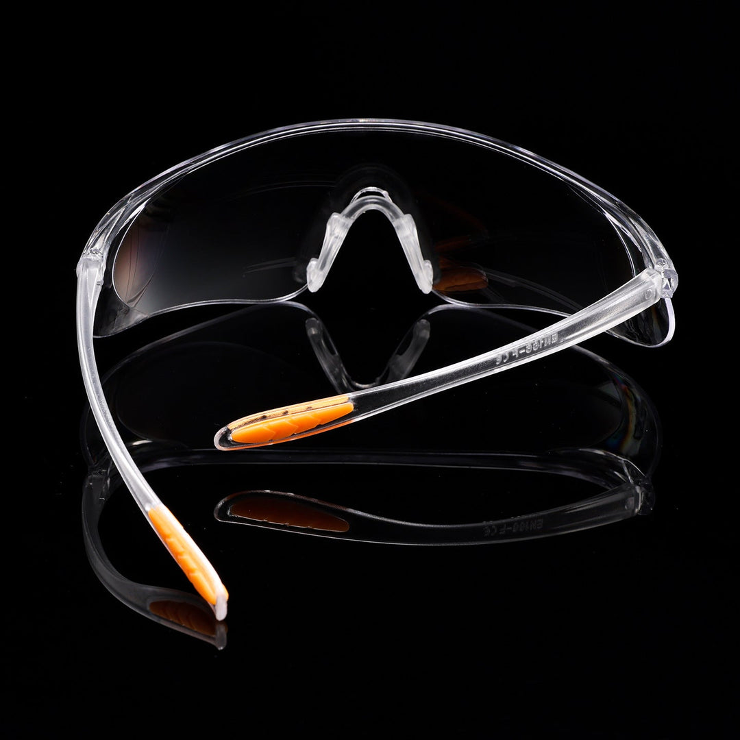 Athletic safety eyewear with impact-resistant lenses & UV protection, ideal for outdoor sports.