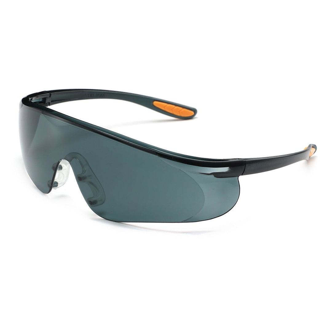 Versatile unisex sports safety glasses, clear lenses, offering superior eye protection, impact & UV resistance.