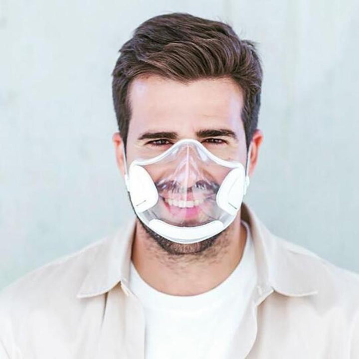 Lightweight, comfortable face shield for daily protection in workplaces, shops, or public transport.