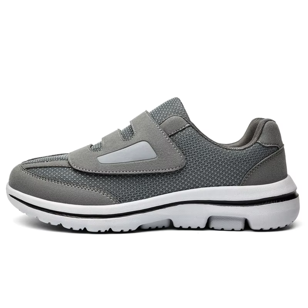 Unisex Comfort Plus diabetes shoes for men & women, adjustable strap for swollen feet relief.