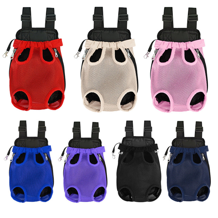 Unisex comfortable pet carrier for small dogs & cats. Breathable & portable pet travel bag with adjustable strap.