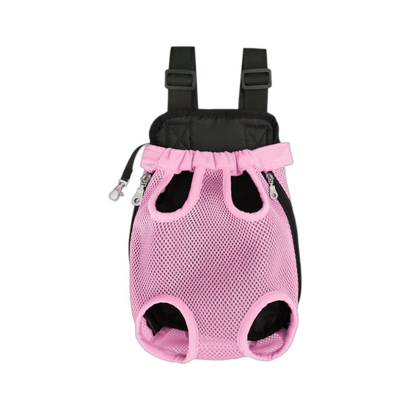 Breathable pet carrier for small dogs & cats. Secure & portable pet travel accessory with adjustable strap.