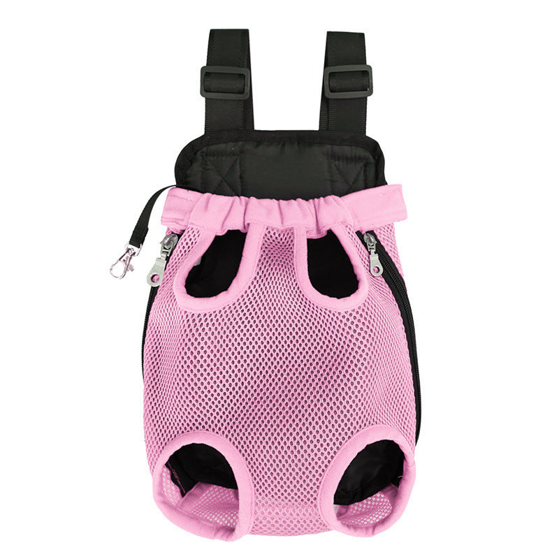 Unisex pet travel carrier for small cats & dogs. Comfortable, breathable, and portable animal transport bag.