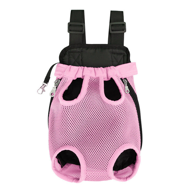 Unisex pet travel carrier for small cats & dogs. Comfortable, breathable, and portable animal transport bag.