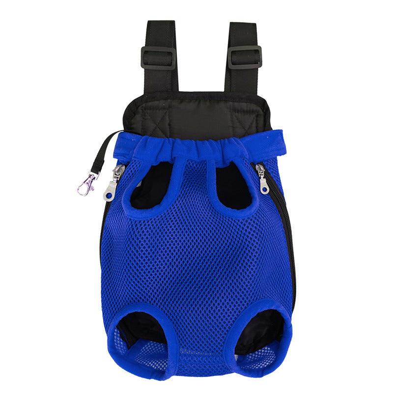 Comfortable small dog carrier. Breathable, portable pet travel bag for puppies, with secure adjustable strap.
