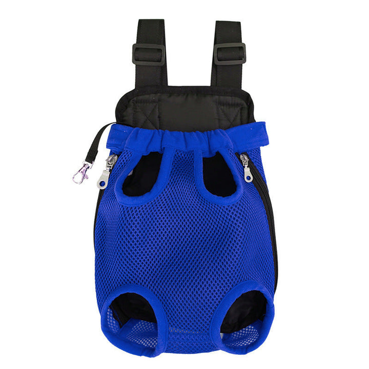 Comfortable small dog carrier. Breathable, portable pet travel bag for puppies, with secure adjustable strap.