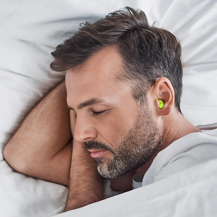 Unisex ComfortEar reusable silicone earplugs for all-day noise reduction, sleep, and focus.