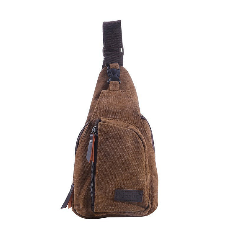 Practical compact crossbody chest bag, a versatile unisex shoulder & messenger bag for daily essentials & travel convenience.
