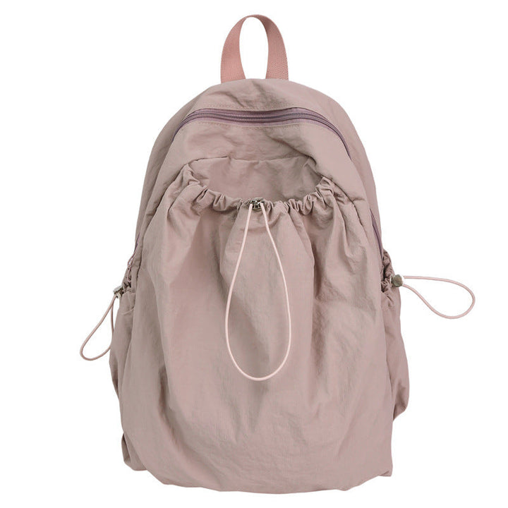 Unisex compact drawstring backpack, lightweight & versatile for daily use, gym, or school.