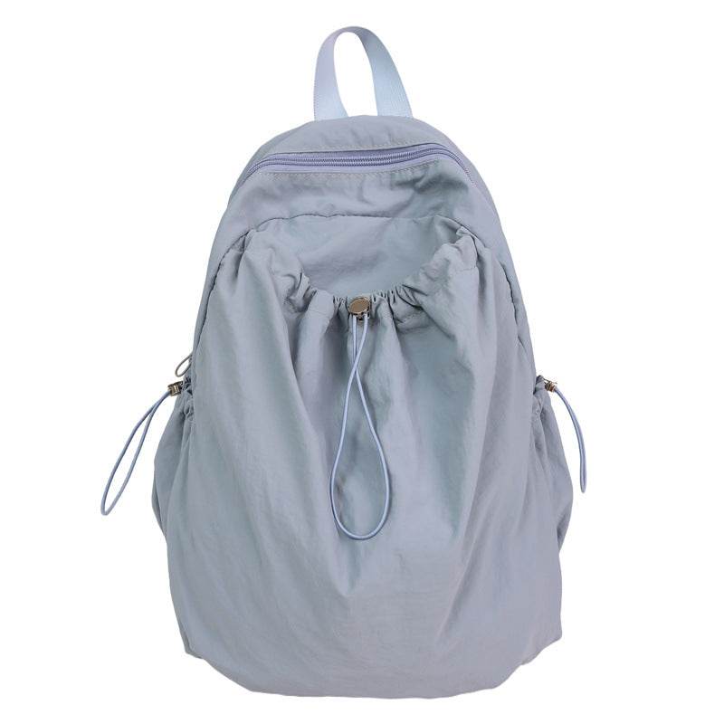 Versatile unisex drawstring backpack, ideal for students, daily commutes, & outdoor activities.