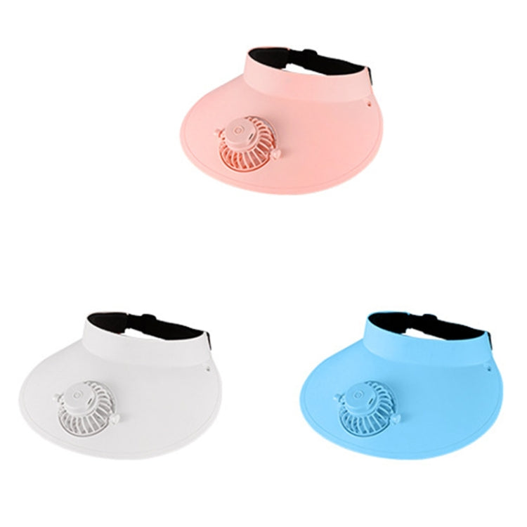 Stay cool! Rechargeable fan sun visor with adjustable strap. Perfect unisex outdoor gear for summer sun protection.