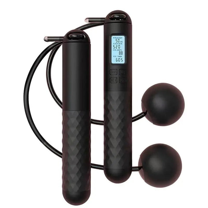 Complete unisex cordless weighted jump rope kit for full-body cardio & effective fitness.