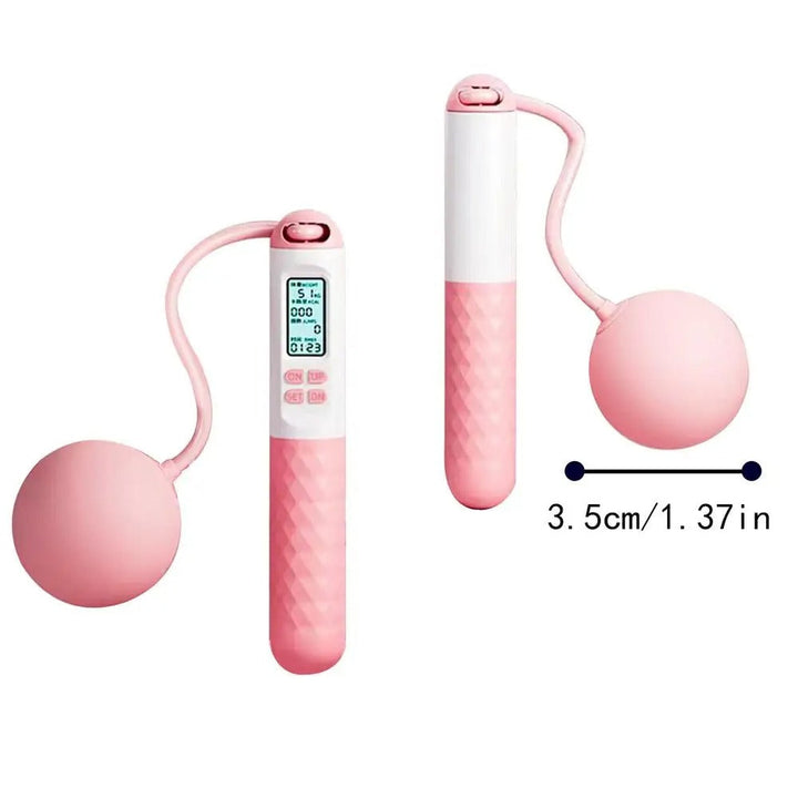Cordless jump rope for safe indoor cardio workouts & effective skipping in any space.