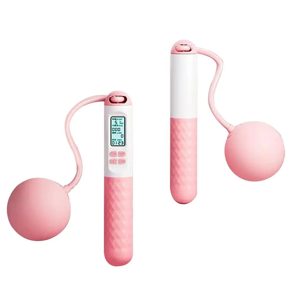 Weighted jump rope with removable weights for customized fitness intensity & stronger workouts.