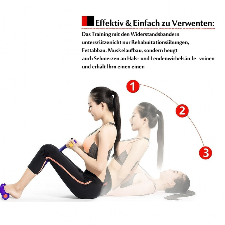 Durable Unisex Core & Ab Resistance Trainer, great for muscle building, toning, and home fitness routines.