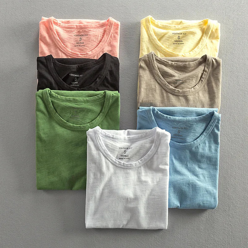 Comfortable unisex crew neck t-shirt, a versatile short sleeve top for daily wear.