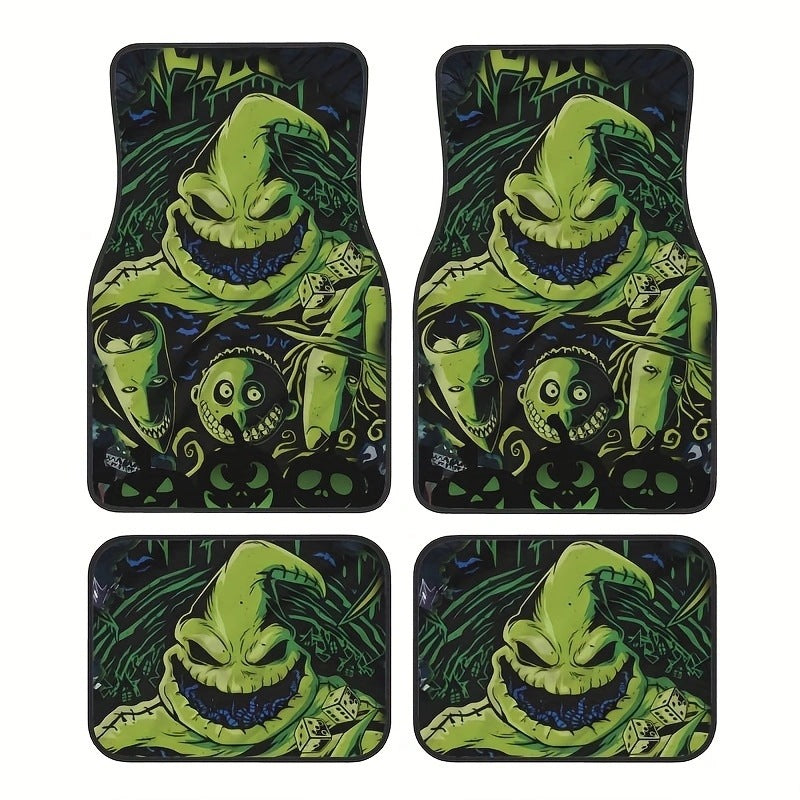 Sleek black car floor mats, custom fit for a modern interior look & effortless vehicle floor protection.