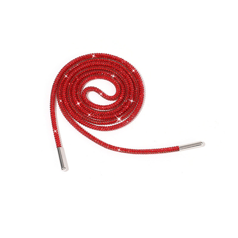 Glitter shoe laces with dazzling crystals, a unisex accessory to elevate the style of your favorite shoes.