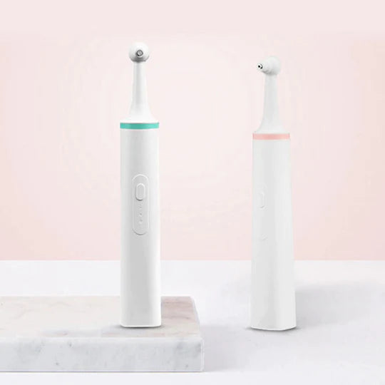 Stainless steel dental scraper for professional-grade plaque & tartar removal, ensuring cleaner teeth.