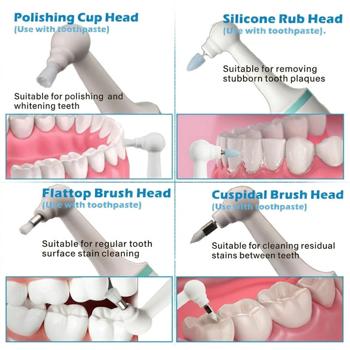Essential home dental care kit with a plaque & tartar remover for comprehensive teeth cleaning.