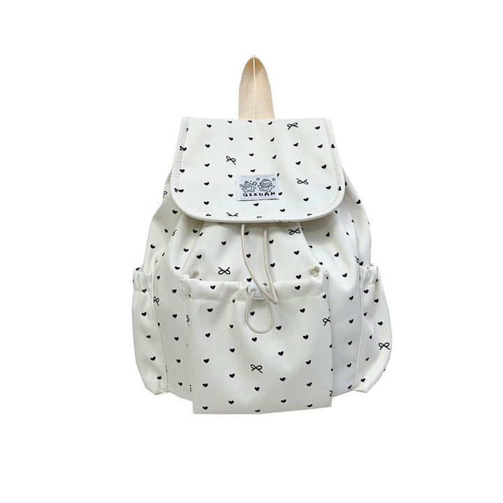 Stylish water-resistant drawstring backpack, unisex design for everyday, gym, or travel. Durable & versatile.