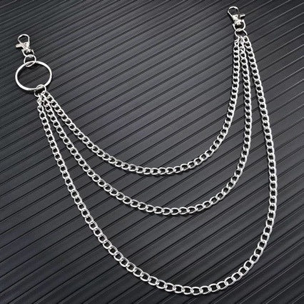 Sleek silver metal keychain, perfect key holder for car keys, durable & secure, elegant bag accessory.