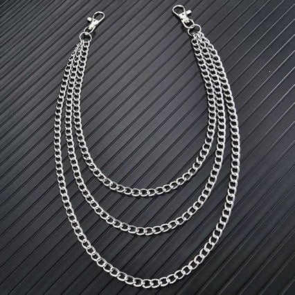 Heavy-duty metal keychain, extremely durable for car keys, secure key holder, stylish bag accessory.