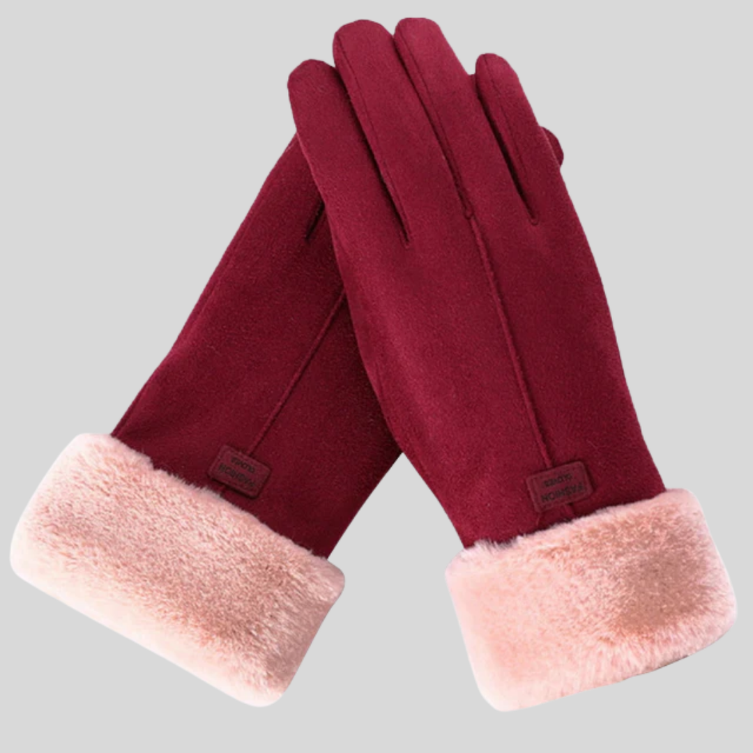 Insulated unisex winter gloves with enhanced grip palms, ideal for outdoor sports, driving, and commuter use.