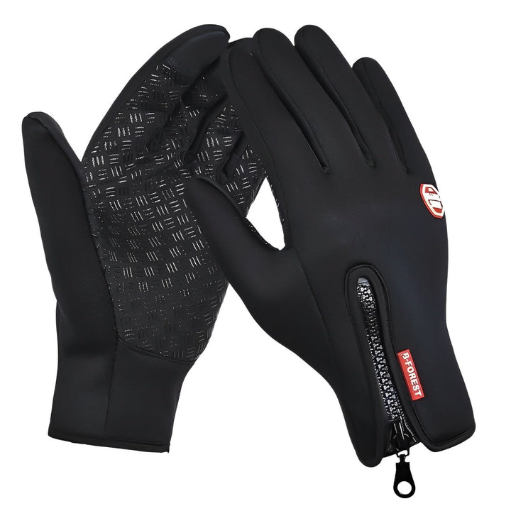 Unisex electric heated winter gloves for men & women, perfect for cold weather outdoor activities.