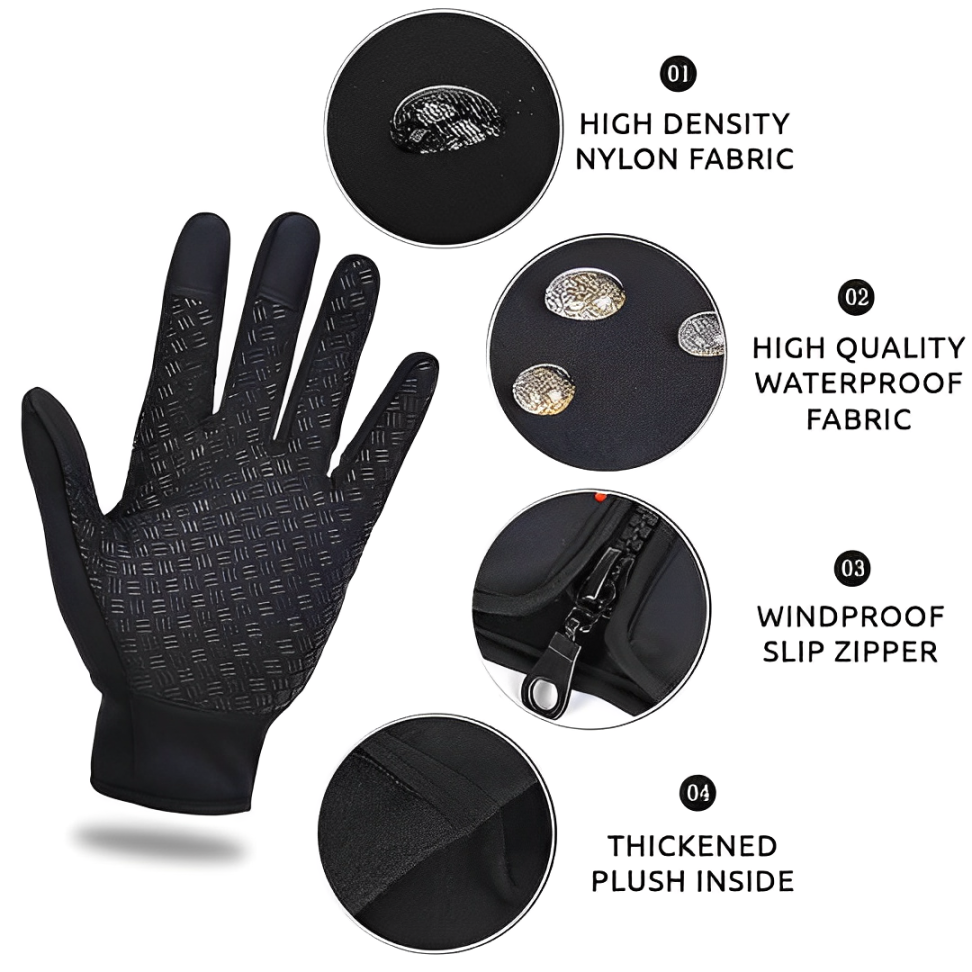Advanced electric heated winter gloves, designed for men & women for superior warmth in cold weather.