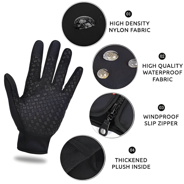 Advanced electric heated winter gloves, designed for men & women for superior warmth in cold weather.