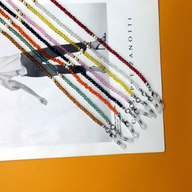 Secure glasses holder neck lanyard, keeping eyewear safe and easily accessible.