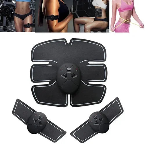 Unisex EMS core muscle stimulator belt for effective ab toning & muscle activation.