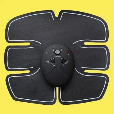 Portable EMS ab toning belt for home gym core workouts & muscle stimulation.