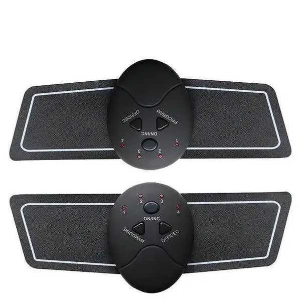 Electric muscle stimulation fitness belt, targets core for comprehensive ab toning.