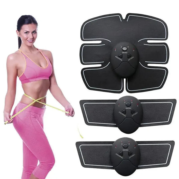 Portable Unisex EMS Core Muscle Stimulator for ab toning & core strength.