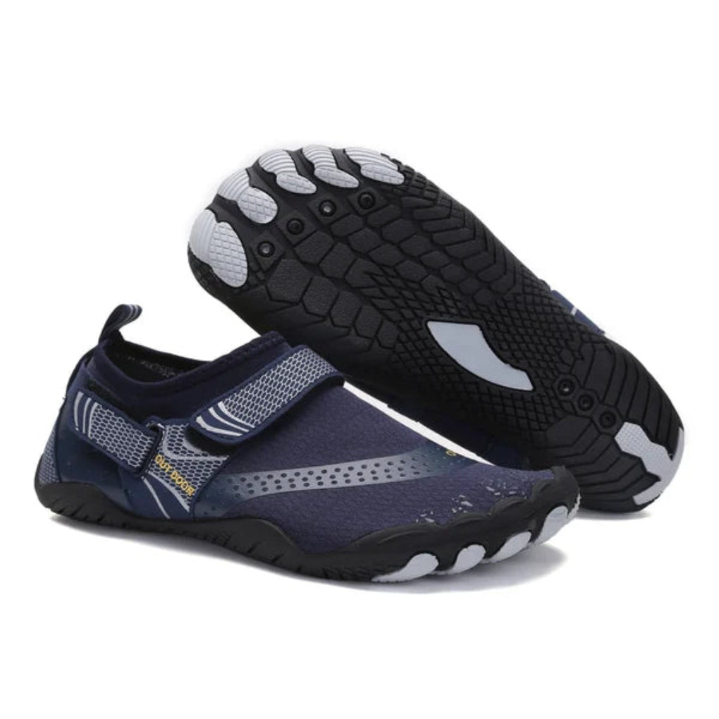 Quick-dry, non-slip aqua shoes for adults. Ideal ergonomic footwear for swimming, beach, & various water activities.