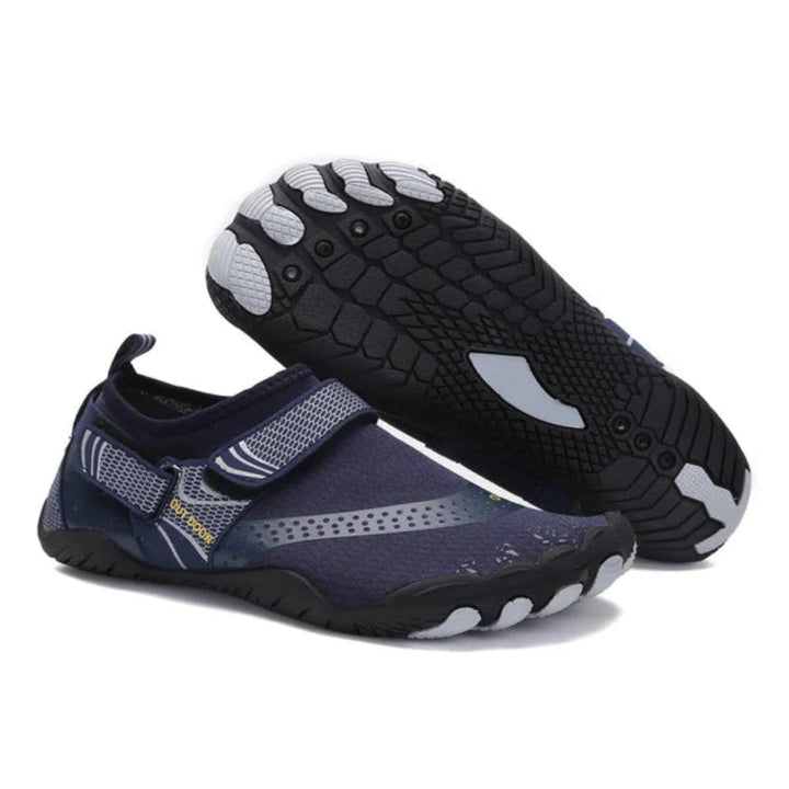 Quick-dry, non-slip aqua shoes for adults. Ideal ergonomic footwear for swimming, beach, & various water activities.