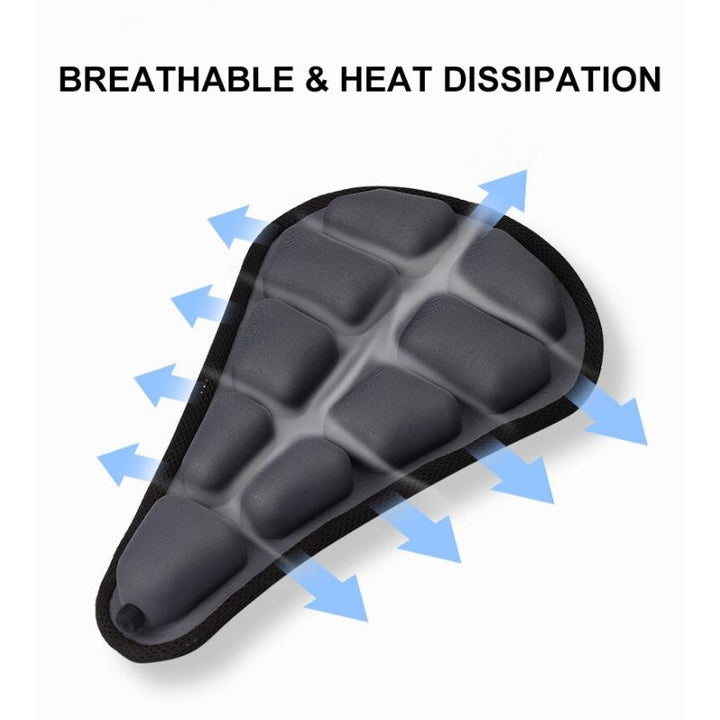 Durable outdoor cycling accessory: unisex ergonomic bike saddle for ultimate comfort.