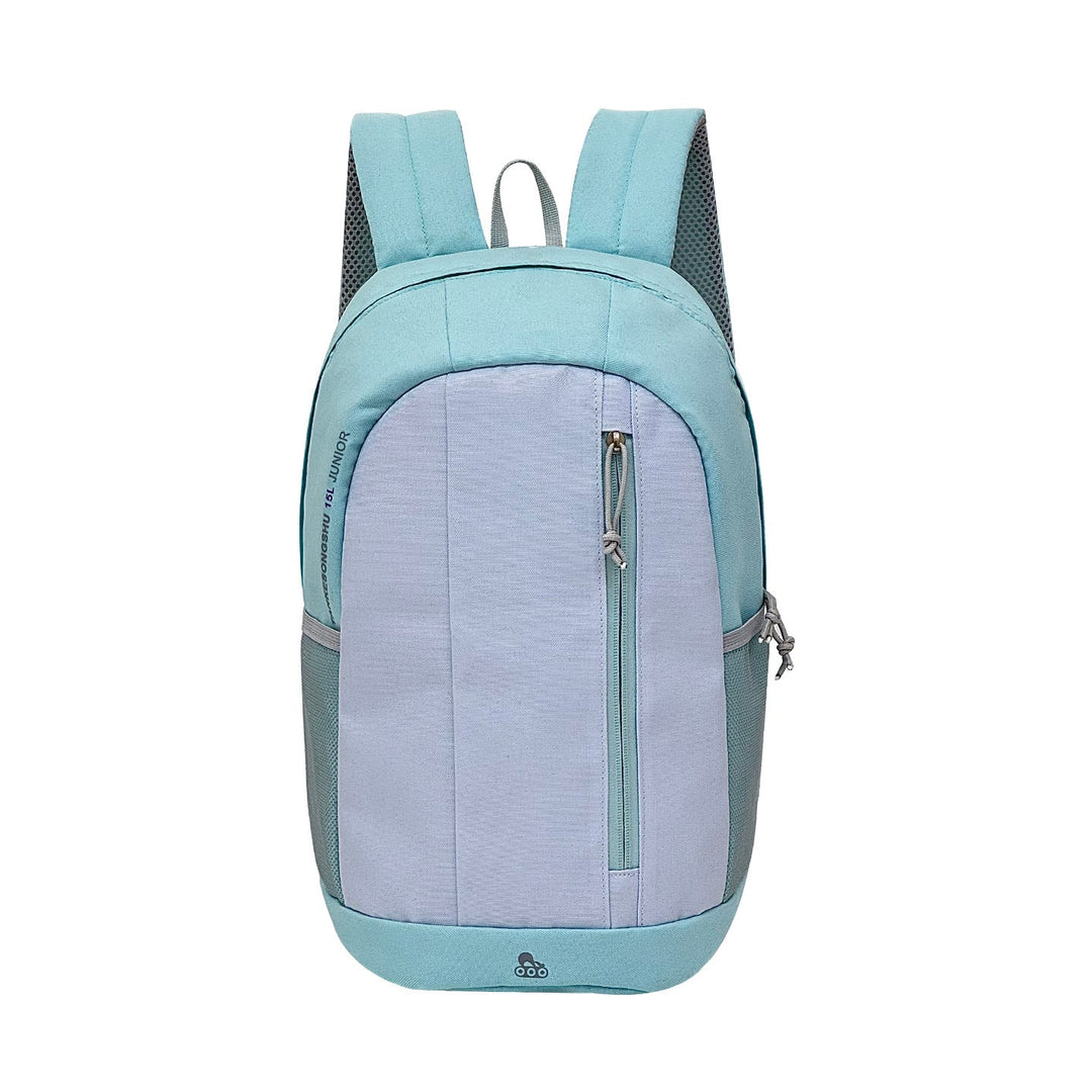 Stylish green ergonomic backpack for commuters. Unisex design with padded straps & organized pockets for daily essentials.